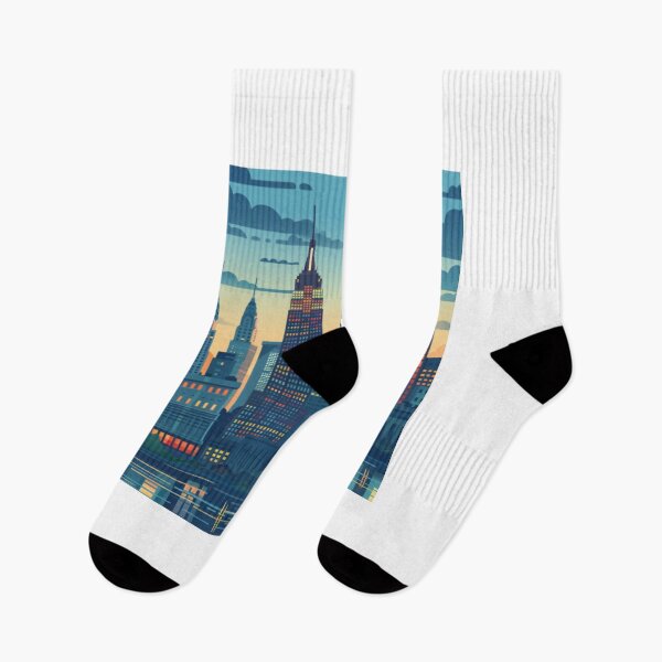 Item preview, New York City Illustration designed and sold by BlueDoeArt.