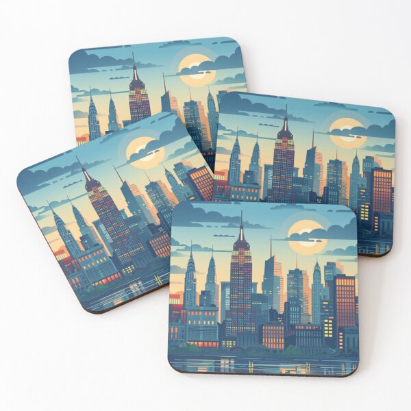 Item preview, New York City Illustration designed and sold by BlueDoeArt.