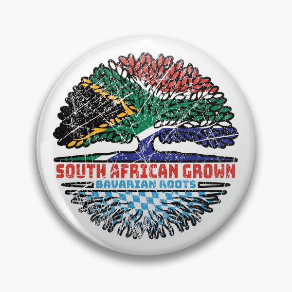 Item preview, Baviera Baviera Sudáfrica Sudáfrica Árbol Raíces Bandera designed and sold by FlagX.