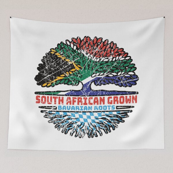 Item preview, Bavaria Bavarian South African South Africa Tree Roots Flag designed and sold by FlagX.