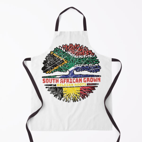 Item preview, Belgium Belgian South African South Africa Tree Roots Flag designed and sold by FlagX.