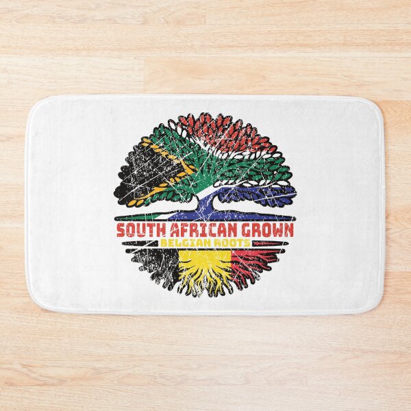 Item preview, Belgium Belgian South African South Africa Tree Roots Flag designed and sold by FlagX.