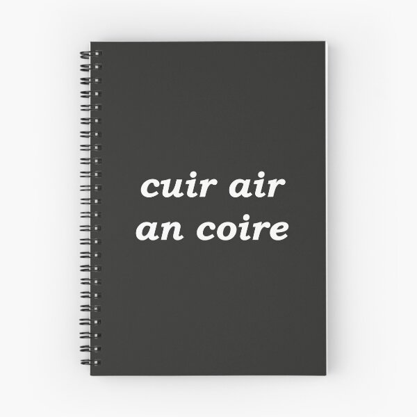 Item preview, put on the kettle!(cuir air an coire in Scottish Gaelic) in black designed and sold by Mamaidh Made.