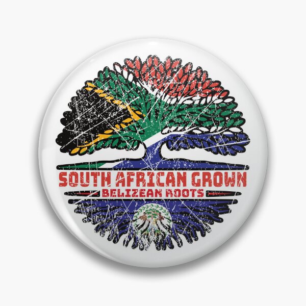 Item preview, Belize Belizean South African South Africa Tree Roots Flag designed and sold by FlagX.