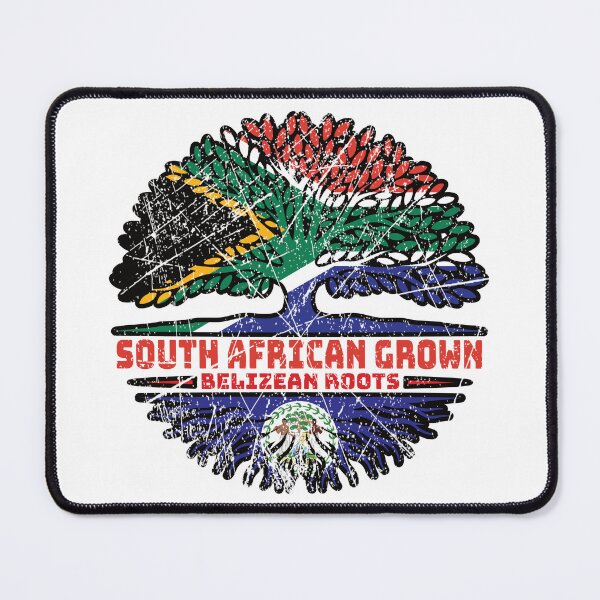 Item preview, Belize Belizean South African South Africa Tree Roots Flag designed and sold by FlagX.