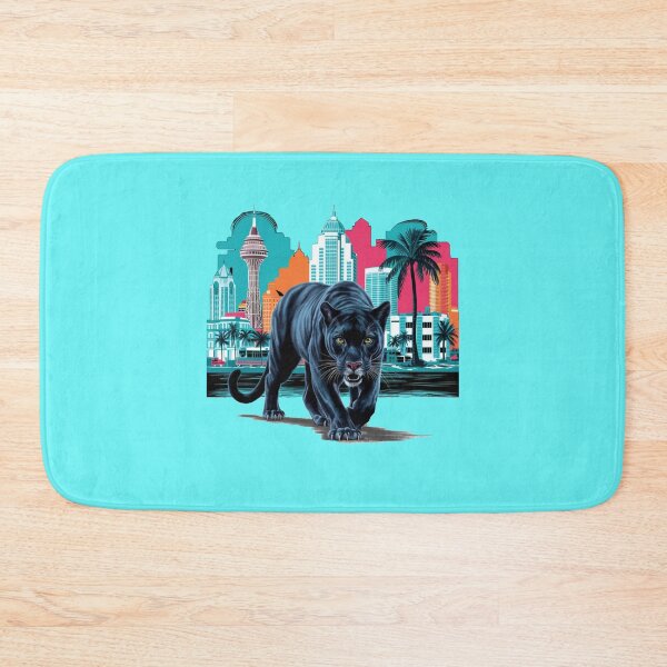 Item preview, Florida Panther- Miami skyline designed and sold by Globalcitytees.