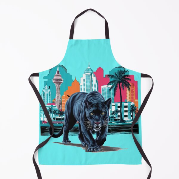 Item preview, Florida Panther- Miami skyline designed and sold by Globalcitytees.