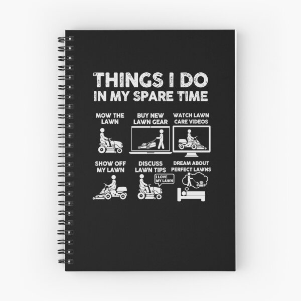 Item preview, Things I Do In My Spare Time Mowing the Lawn designed and sold by 365CarMods Official.
