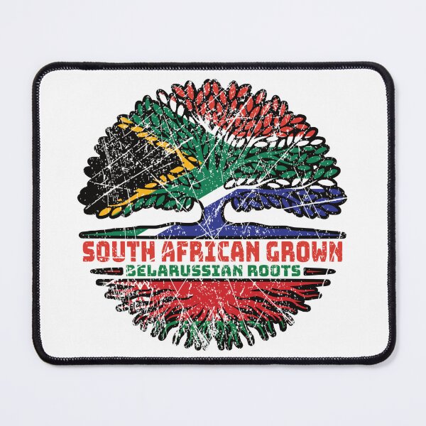 Item preview, Belarus Belarusian Belarussian South African South Africa Tree Roots Flag designed and sold by FlagX.
