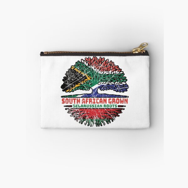 Item preview, Belarus Belarusian Belarussian South African South Africa Tree Roots Flag designed and sold by FlagX.