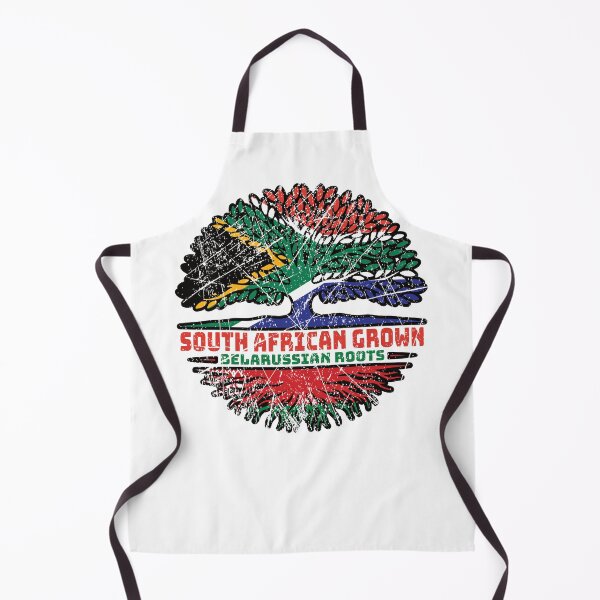 Item preview, Belarus Belarusian Belarussian South African South Africa Tree Roots Flag designed and sold by FlagX.