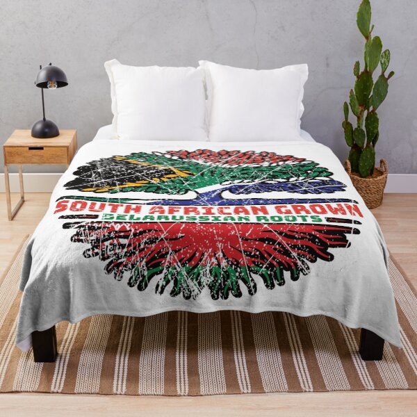Item preview, Belarus Belarusian Belarussian South African South Africa Tree Roots Flag designed and sold by FlagX.