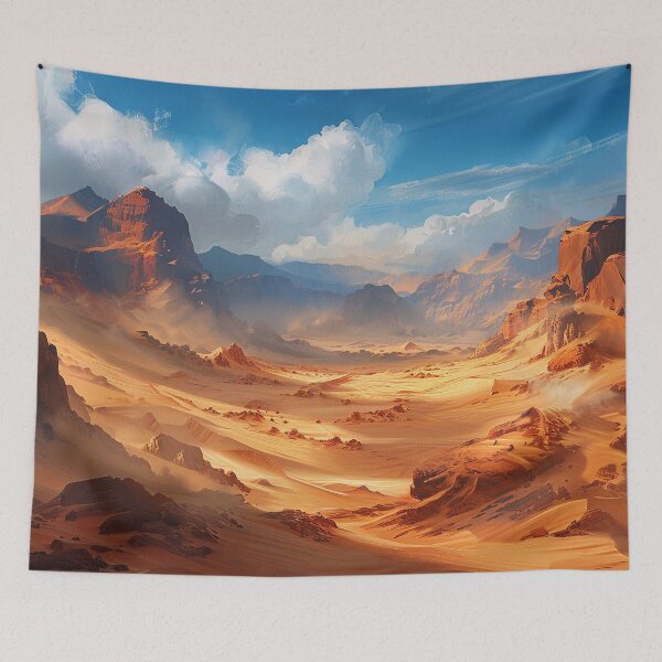 Item preview, Fantasy Desert Landscape - Beautiful Epic Scenery designed and sold by Lumaria Designs.