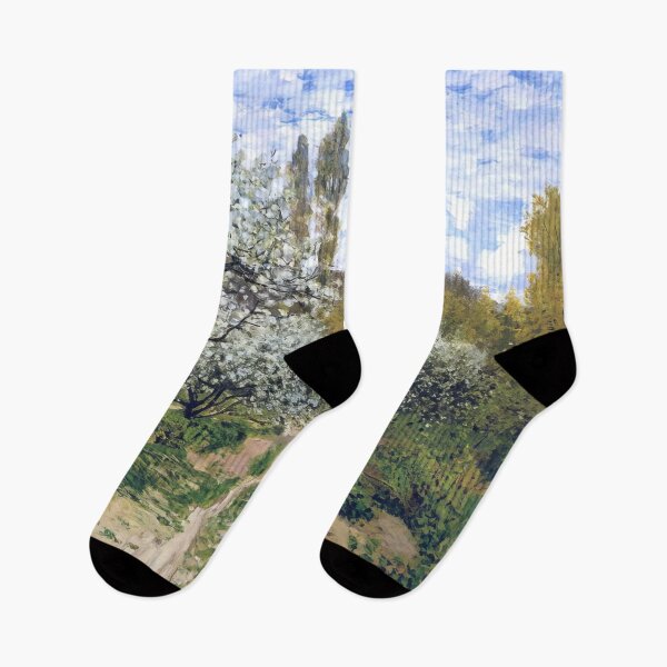 Item preview, Trees in Bloom - 1872 - Claude Monet designed and sold by dottyshai.