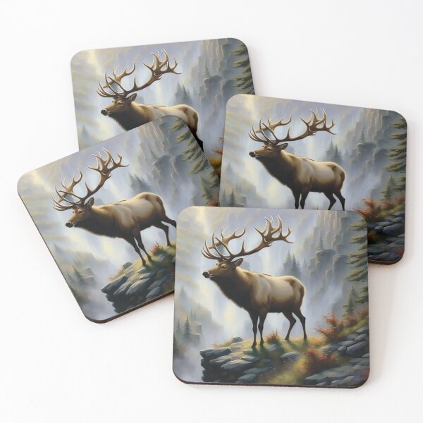 Item preview, Angel Fire Nuevo Mexicao Cartel de viaje Moose Art designed and sold by oldwestcowboy.