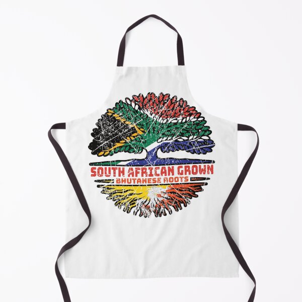 Item preview, Bhutan Bhutanese South African South Africa Tree Roots Flag designed and sold by FlagX.