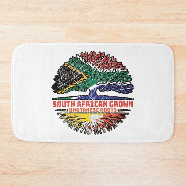 Item preview, Bhutan Bhutanese South African South Africa Tree Roots Flag designed and sold by FlagX.