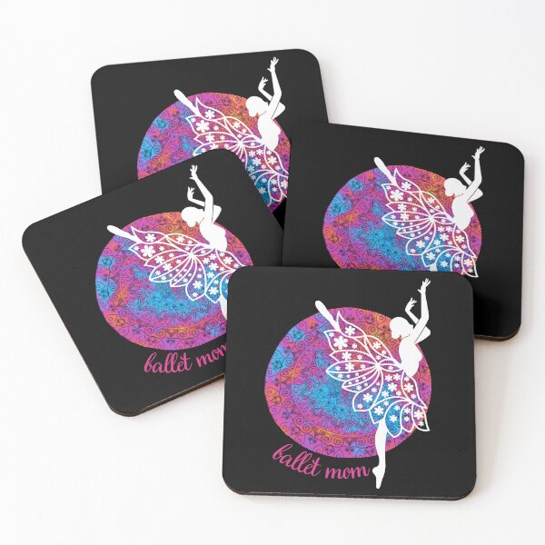 Item preview, Ballet Mom in the Moonlight purple-pink Mandala designed and sold by SaiSou.