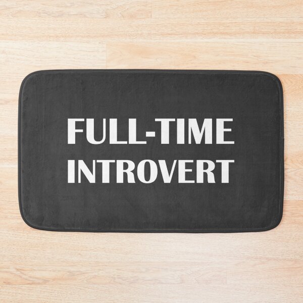 Item preview, Full- Time Introvert / Introvert Joke Funny T-Shirt Label designed and sold by introvertvibes.