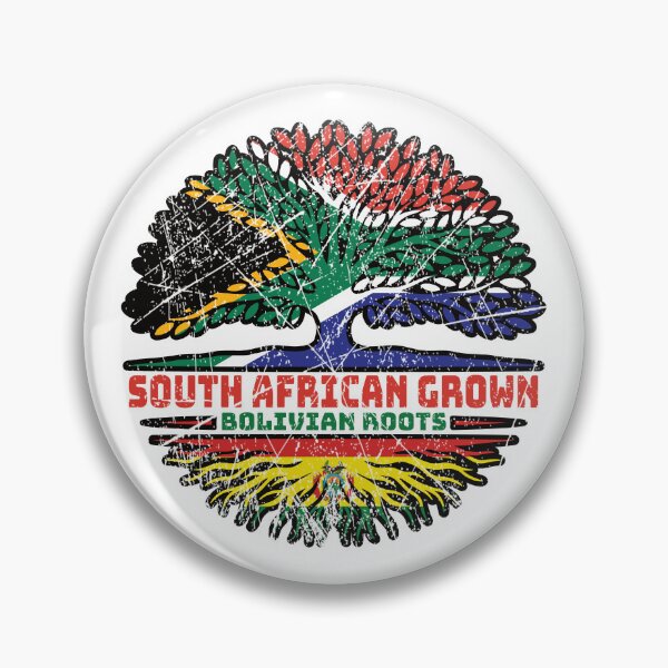Item preview, Bolivia Bolivian South African South Africa Tree Roots Flag designed and sold by FlagX.