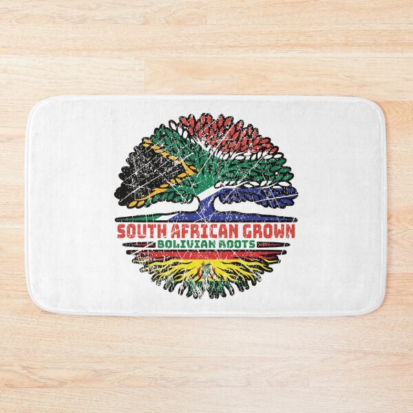 Item preview, Bolivia Bolivian South African South Africa Tree Roots Flag designed and sold by FlagX.