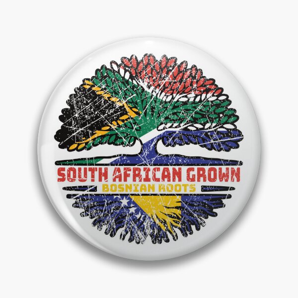 Item preview, Bosnia Bosnian South African South Africa Tree Roots Flag designed and sold by FlagX.