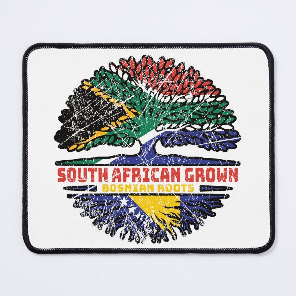 Item preview, Bosnia Bosnian South African South Africa Tree Roots Flag designed and sold by FlagX.