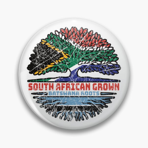 Item preview, Botswana Batswana South African South Africa Tree Roots Flag designed and sold by FlagX.