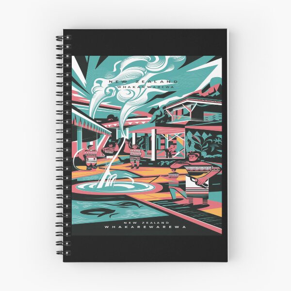 Item preview, Whakarewarewa, The Living Maori Village, New Zealand Travel, Vintage designed and sold by UrbanGraphixs.