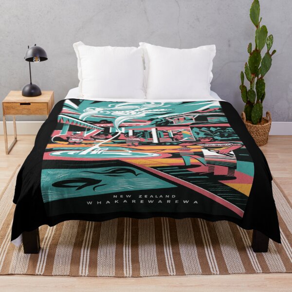 Item preview, Whakarewarewa, The Living Maori Village, New Zealand Travel, Vintage designed and sold by UrbanGraphixs.