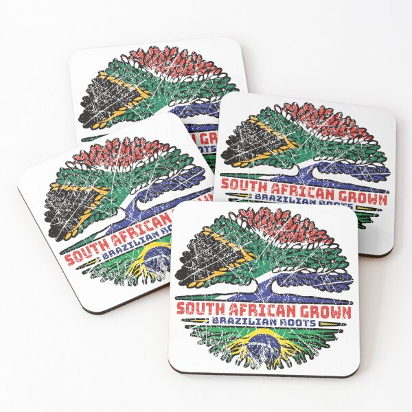 Item preview, Brazilian Brazil South African South Africa Tree Roots Flag designed and sold by FlagX.