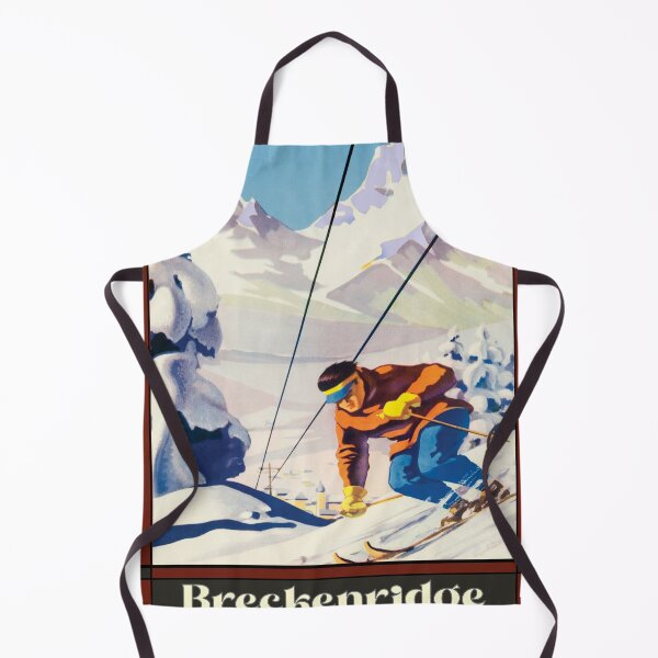 Item preview, Breckenridge Colorado Skiing at it best Ski Resorts Travel Poster designed and sold by oldwestcowboy.