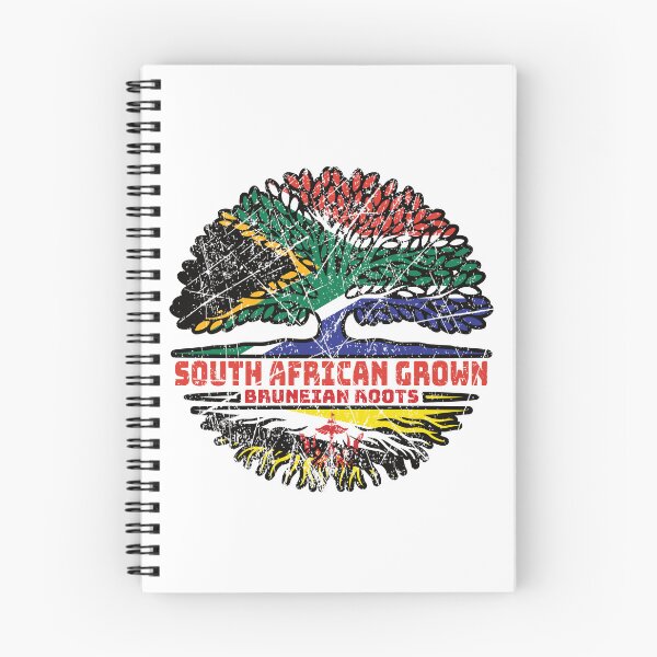 Item preview, Brunei Bruneian South African South Africa Tree Roots Flag designed and sold by FlagX.