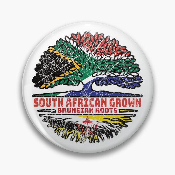Item preview, Brunei Bruneian South African South Africa Tree Roots Flag designed and sold by FlagX.