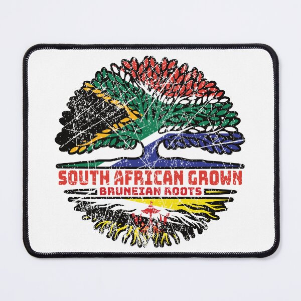 Item preview, Brunei Bruneian South African South Africa Tree Roots Flag designed and sold by FlagX.