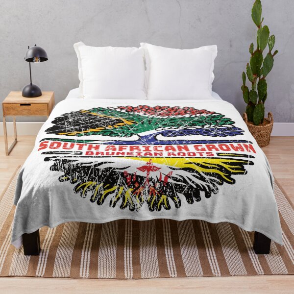 Item preview, Brunei Bruneian South African South Africa Tree Roots Flag designed and sold by FlagX.