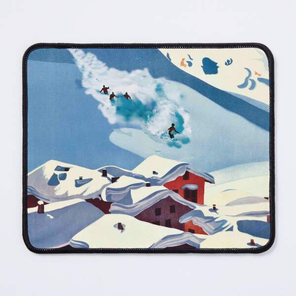 Item preview, Cataloochee Ski AreaTravel Poster Skiing Resort Area best designed and sold by oldwestcowboy.
