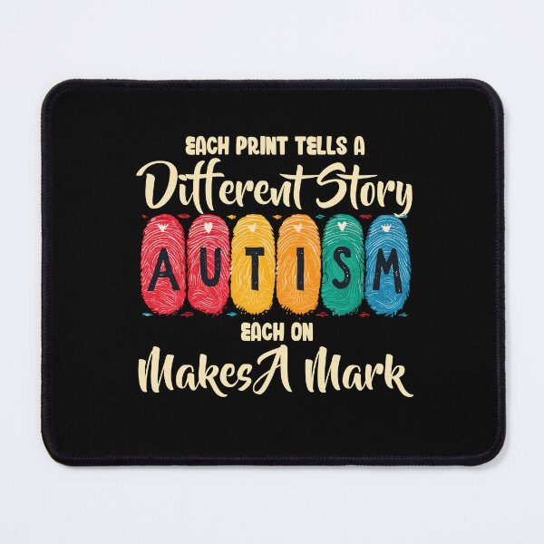 Item preview, Each Print Tells A Different Story Fingerprint Autism designed and sold by Dressed For  Duty.