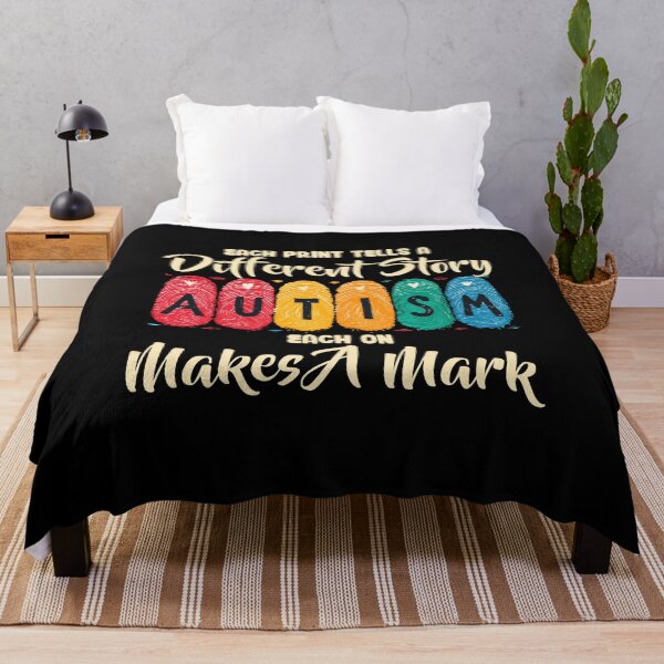 Item preview, Each Print Tells A Different Story Fingerprint Autism designed and sold by Dressed For  Duty.