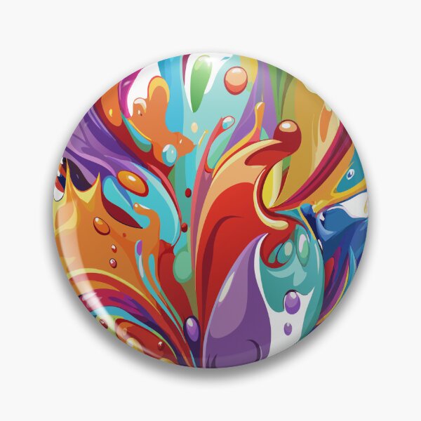 Item preview, Acrylic Vibrant Explosion designed and sold by AgarutanPrint.