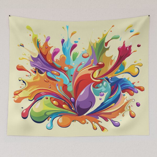 Item preview, Acrylic Vibrant Explosion designed and sold by AgarutanPrint.