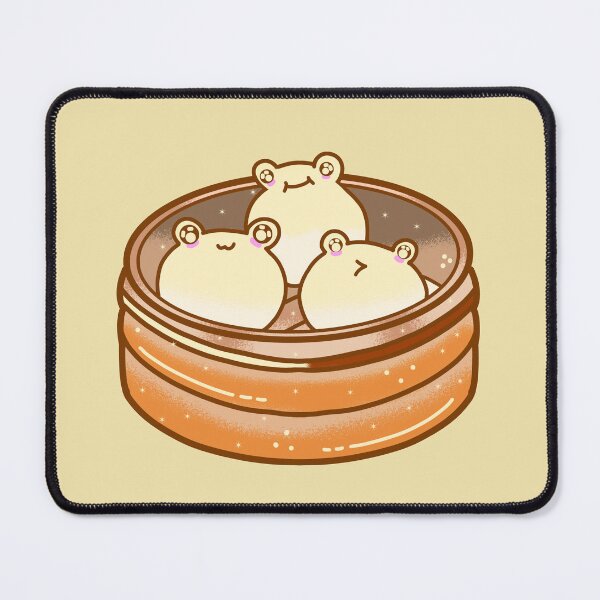 Item preview, Cute kawaii dumpling asian xiao long bao designed and sold by Quacktails.