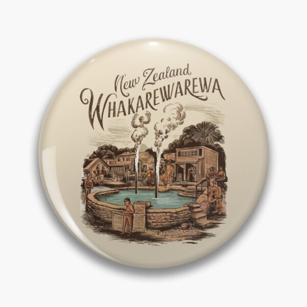 Item preview, Whakarewarewa, The Living Maori Village, New Zealand Travel, Vintage designed and sold by UrbanGraphixs.