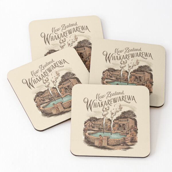 Item preview, Whakarewarewa, The Living Maori Village, New Zealand Travel, Vintage designed and sold by UrbanGraphixs.