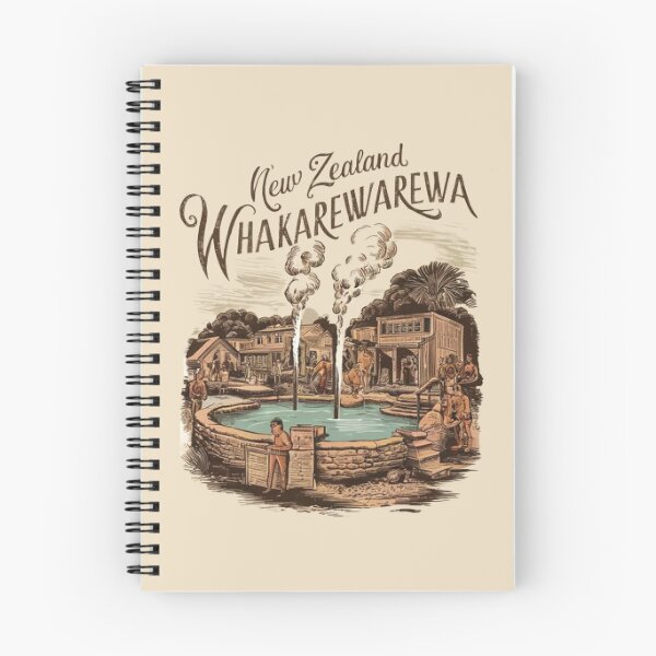Item preview, Whakarewarewa, The Living Maori Village, New Zealand Travel, Vintage designed and sold by UrbanGraphixs.