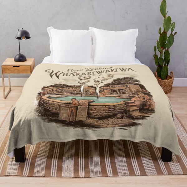 Item preview, Whakarewarewa, The Living Maori Village, New Zealand Travel, Vintage designed and sold by UrbanGraphixs.
