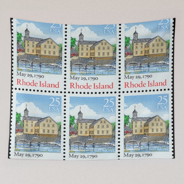 Item preview, US Stamp #2348 - 1990 25c Bicentenary Statehood: Rhode Island designed and sold by WexStudios.