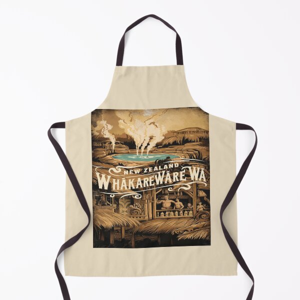 Item preview, Whakarewarewa, The Living Maori Village, New Zealand Travel, Vintage designed and sold by UrbanGraphixs.