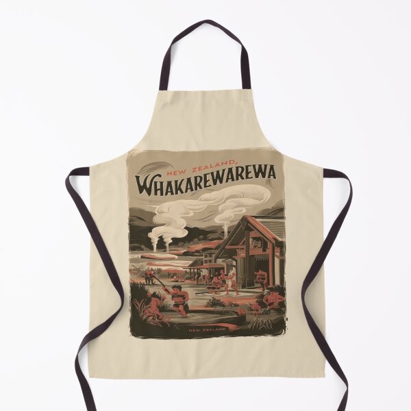 Item preview, Whakarewarewa, The Living Maori Village, New Zealand Travel, Vintage designed and sold by UrbanGraphixs.
