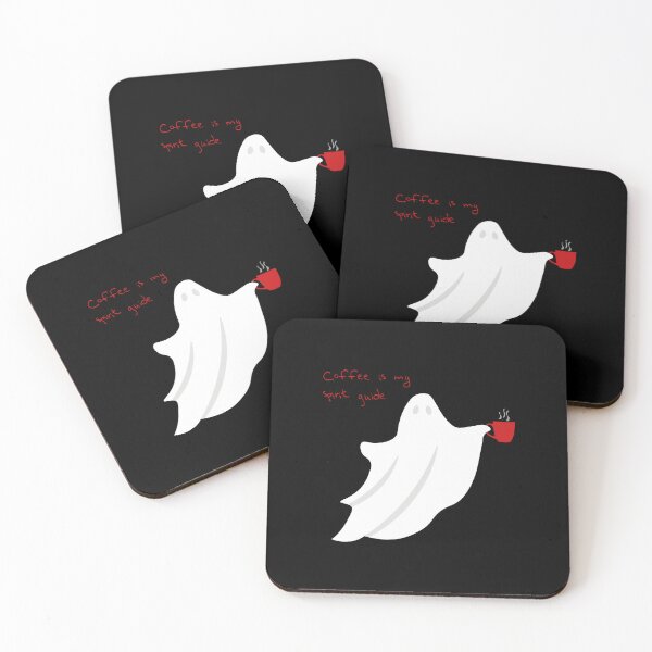 Item preview, Ghost - Coffee is my spirit guide designed and sold by MegaKicia.